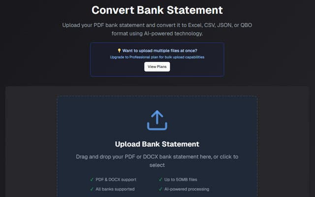 Bank Statement Converter